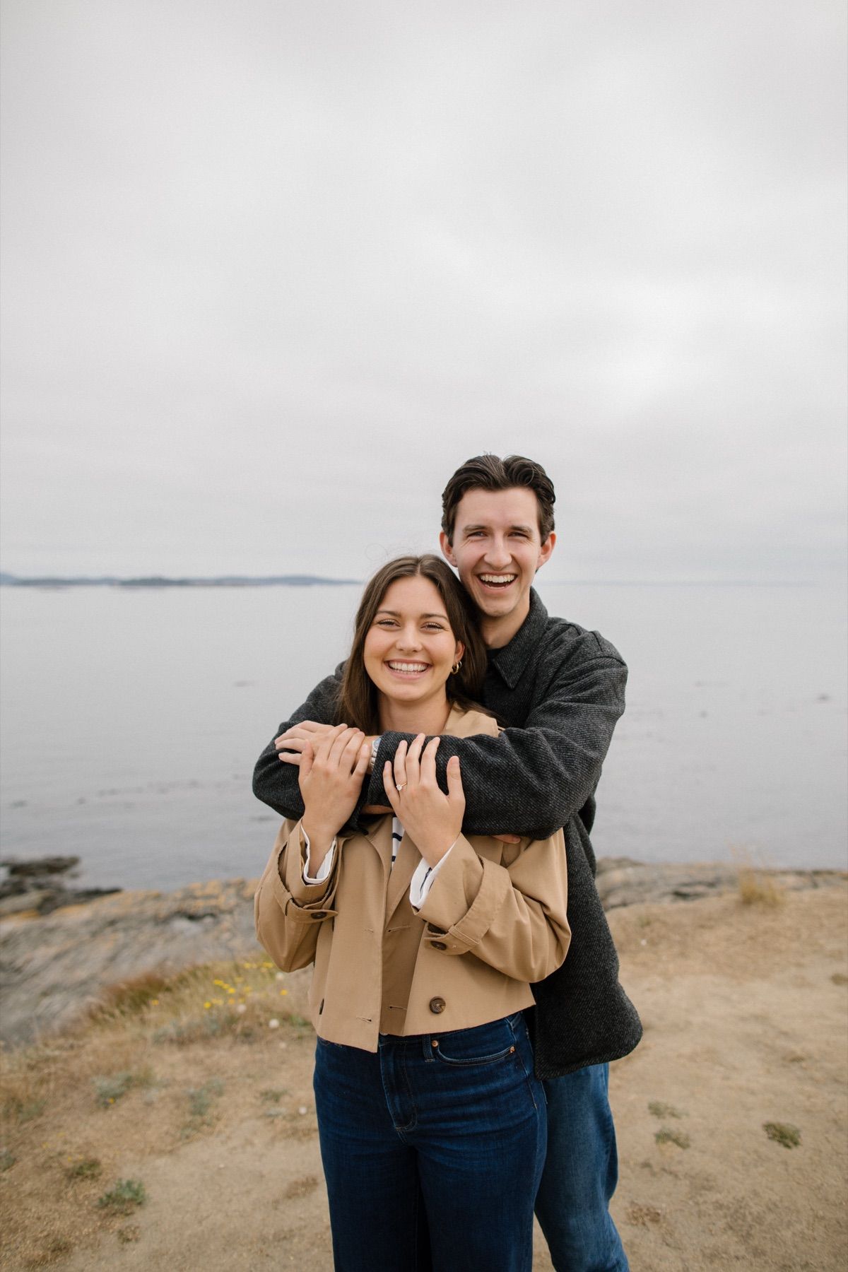 Ellie and Graham at Cattle Point, San Juan Island (4)