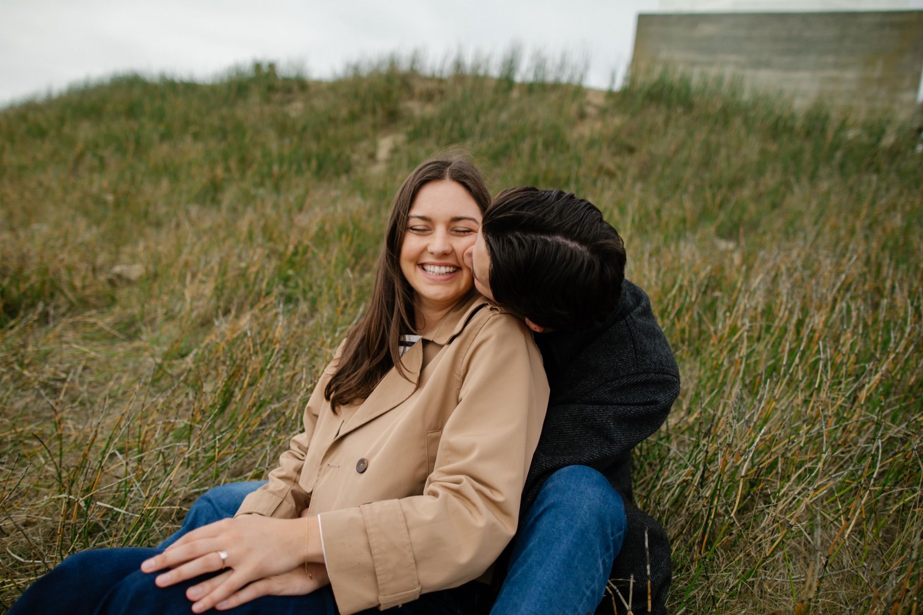 Ellie and Graham at Cattle Point, San Juan Island (18)